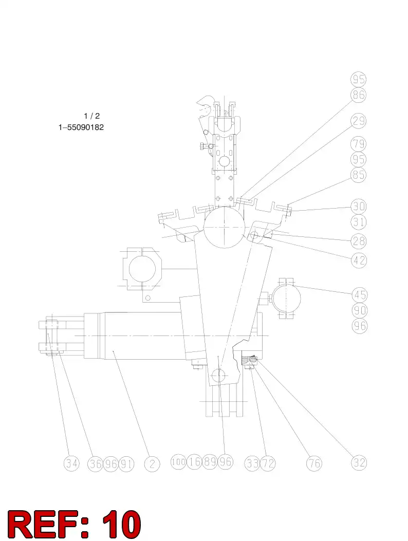 32730318 327 303 18 CRADLE - Sandvik Technical Drawing