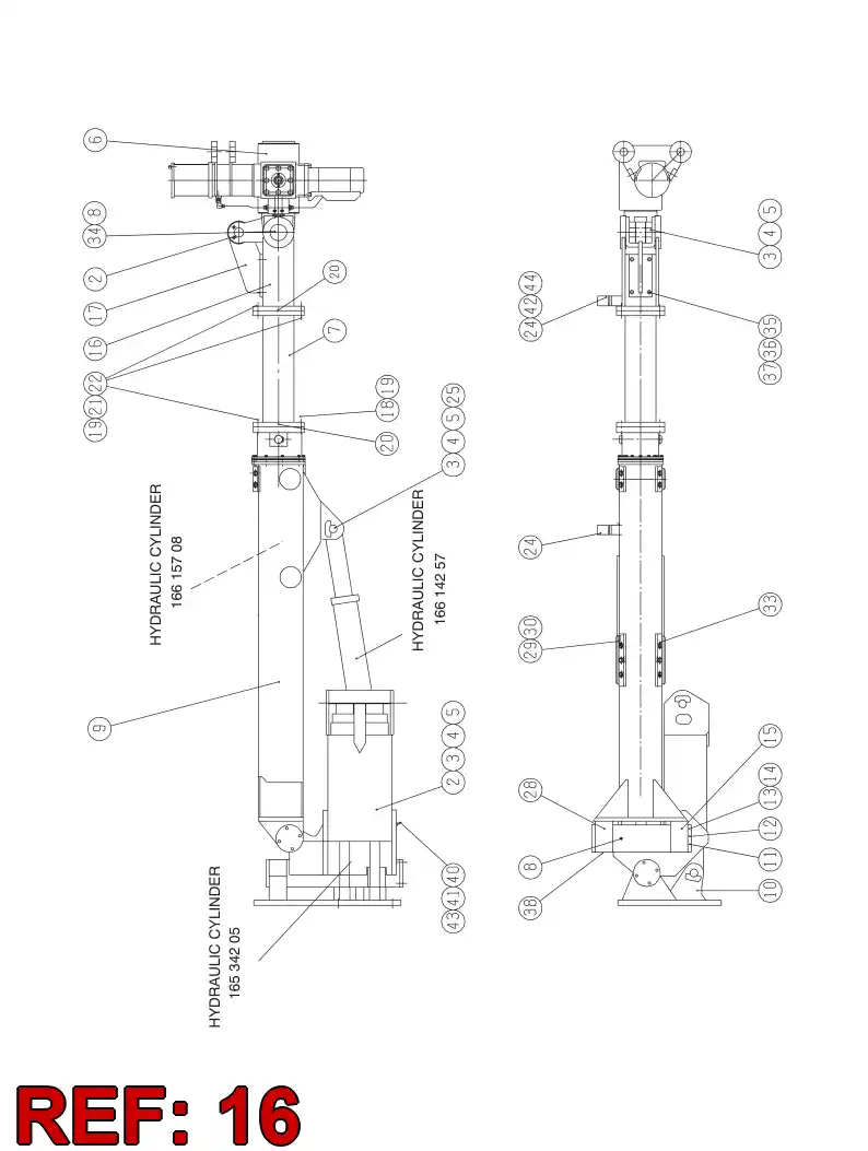 32741108 327 411 08 SPACER - Sandvik Technical Drawing