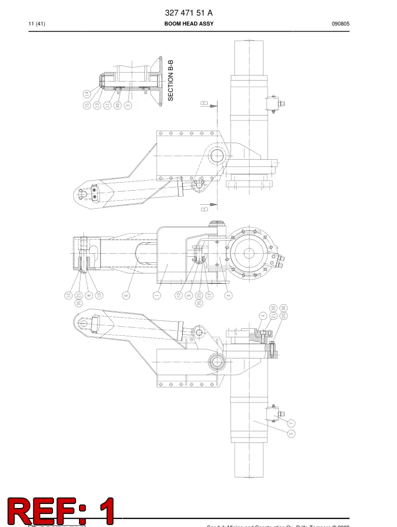 32746428 327 464 28 ARM, - Sandvik Technical Drawing