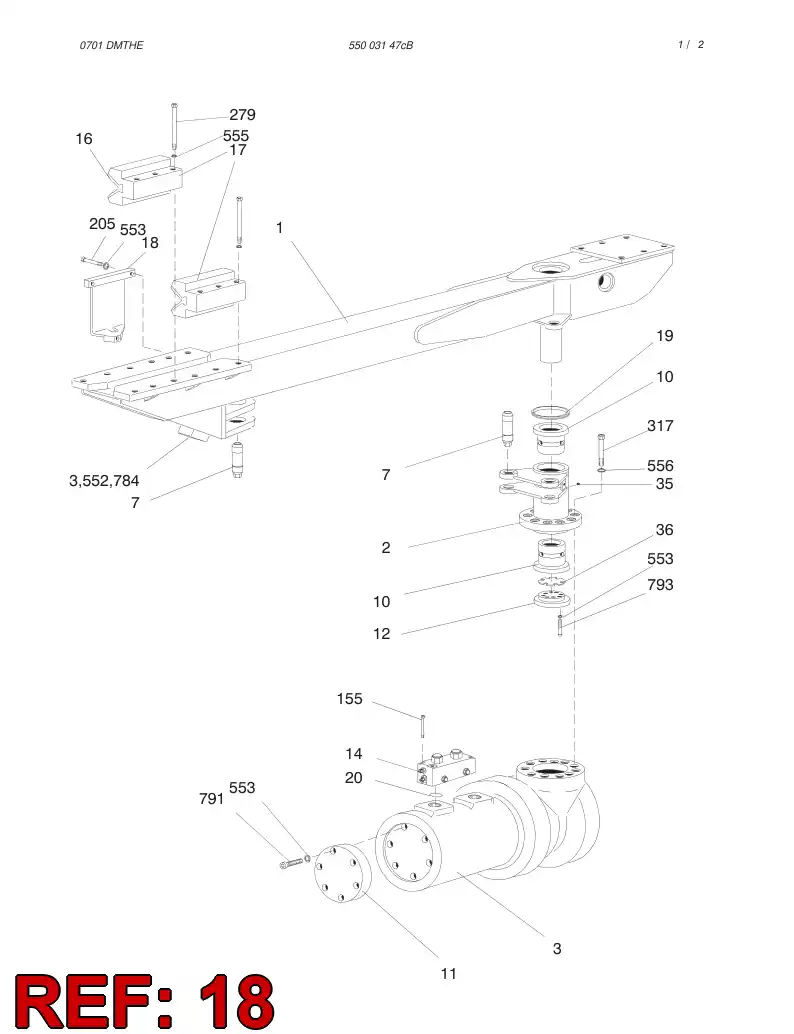 32762448 327 624 48 COVER FOR CONNECTION BOX - Sandvik Technical Drawing