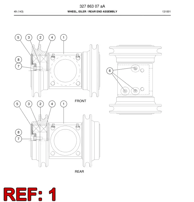 32786438d 327 864 38d RODA, INTERMEDIRIA - Sandvik Technical Drawing