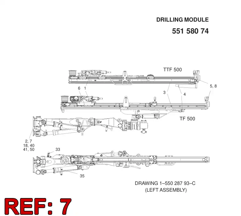 32789901 327 899 01 CENT.LUBRICATION/DISTRIBUTORS - Sandvik Technical Drawing
