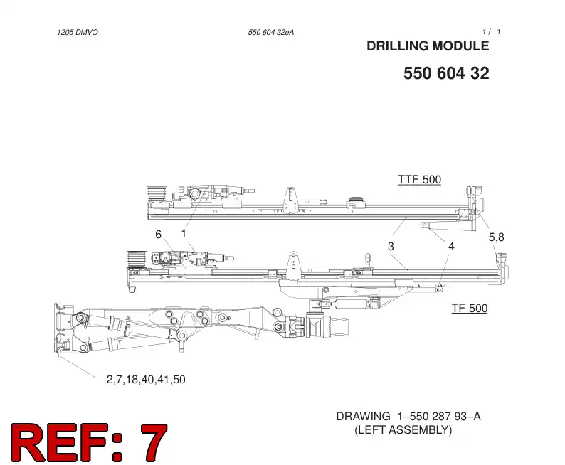 32789905 327 899 05 CENT.LUBRICATION/DISTRIBUTORS - Sandvik Technical Drawing