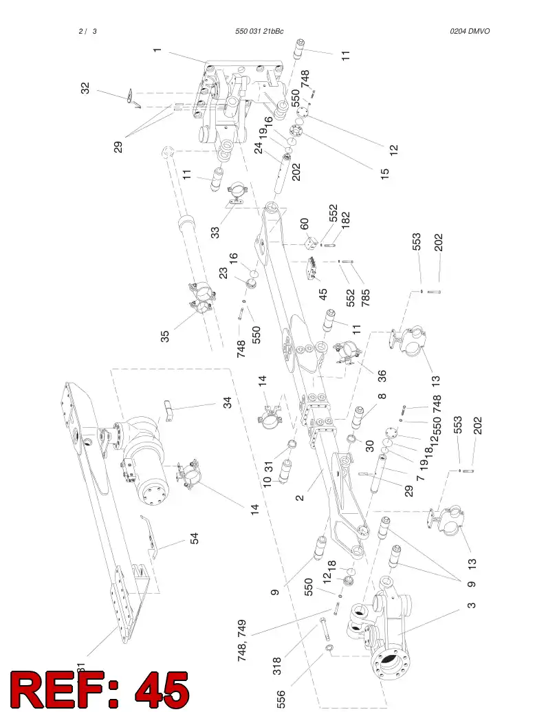 32876261 328 762 61 VALVE ASSY - Sandvik Technical Drawing