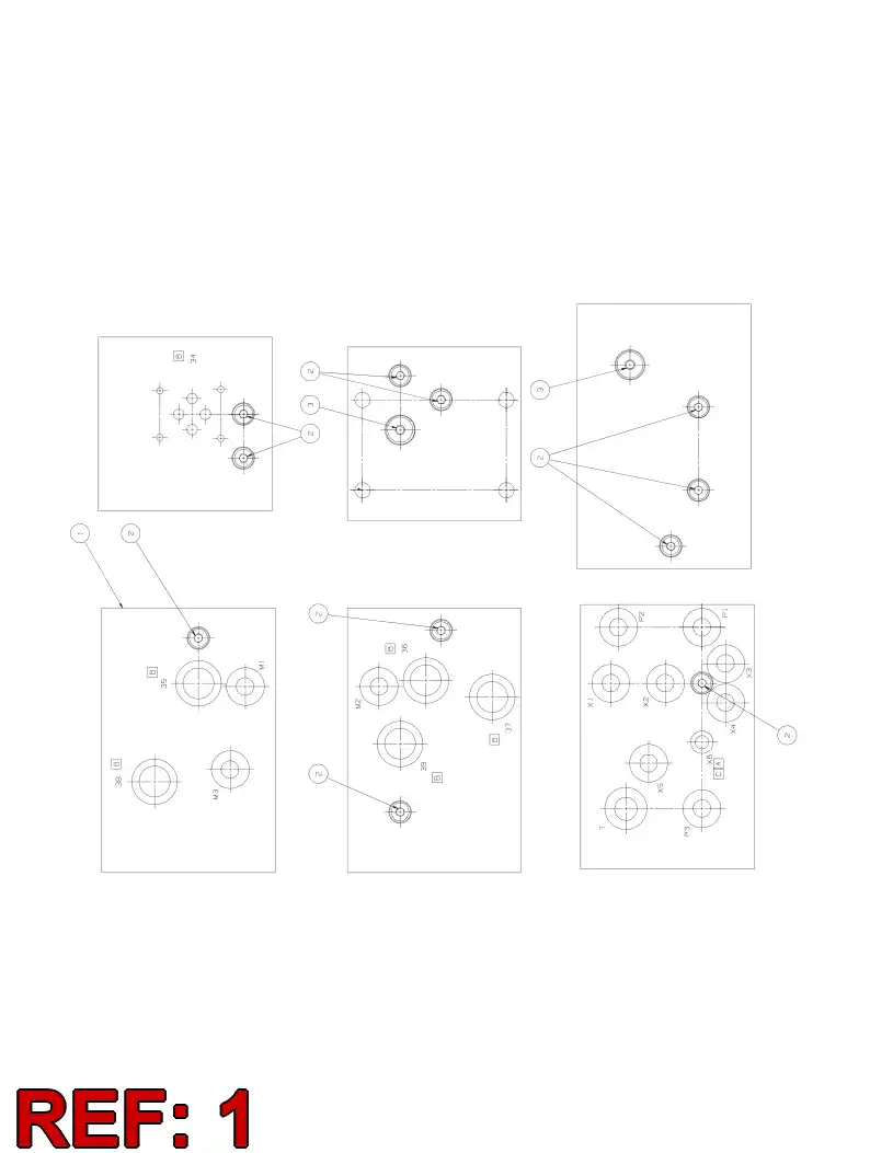 32884018 328 840 18 VALVE SECTION - Sandvik Technical Drawing