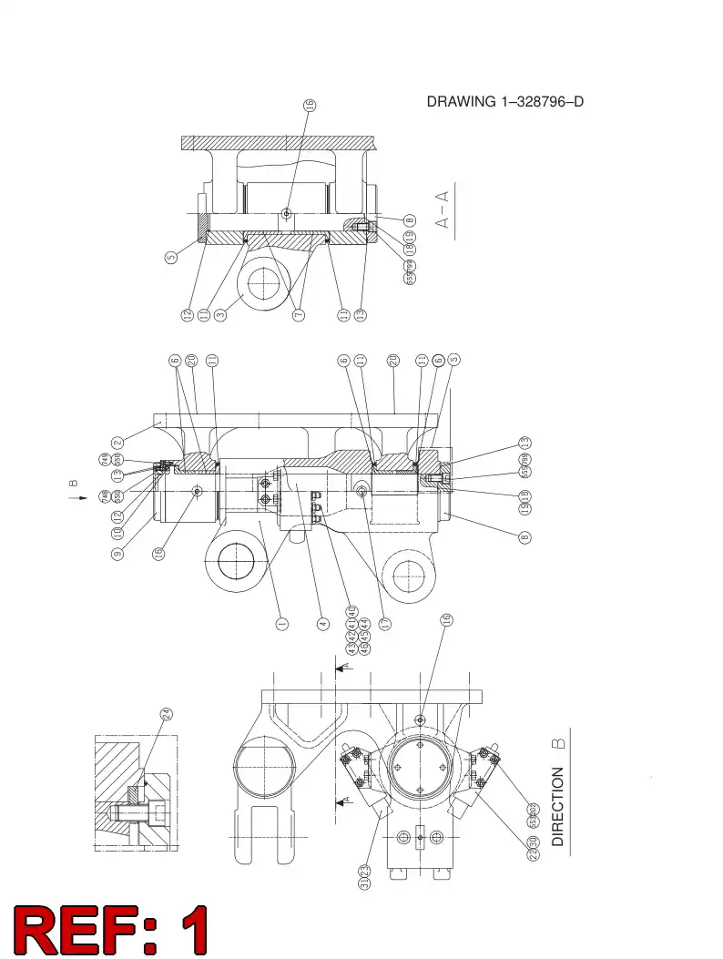 32896758 328 967 58 SWING ARM MACHINING - Sandvik Technical Drawing