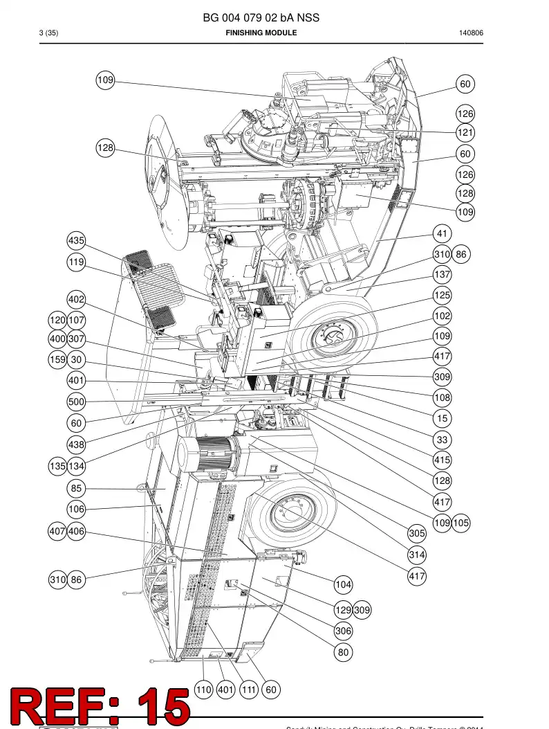 33002318 330 023 18 FERRAMENTA, MONTAGEM - Sandvik Technical Drawing