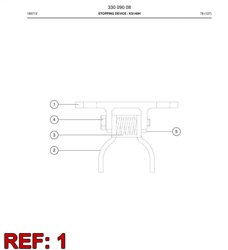 33009128a 330 091 28a Plate - Sandvik Technical Drawing