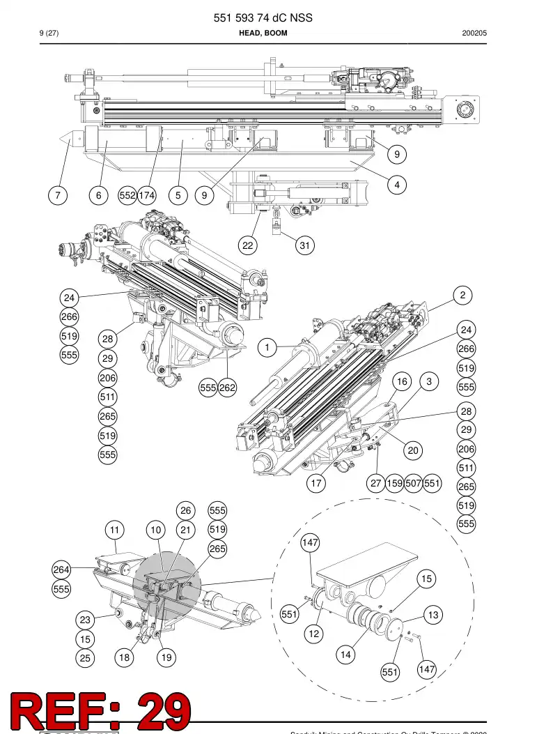33012758 330 127 58 Strap, Metal - Sandvik Technical Drawing