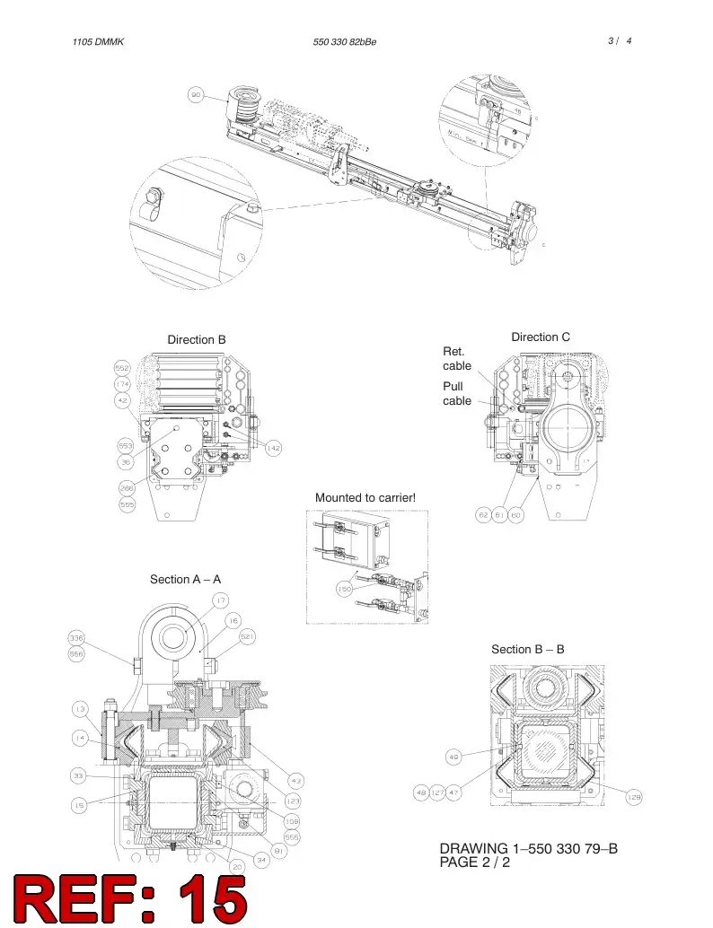 33021088 330 210 88 COVER - Sandvik Technical Drawing