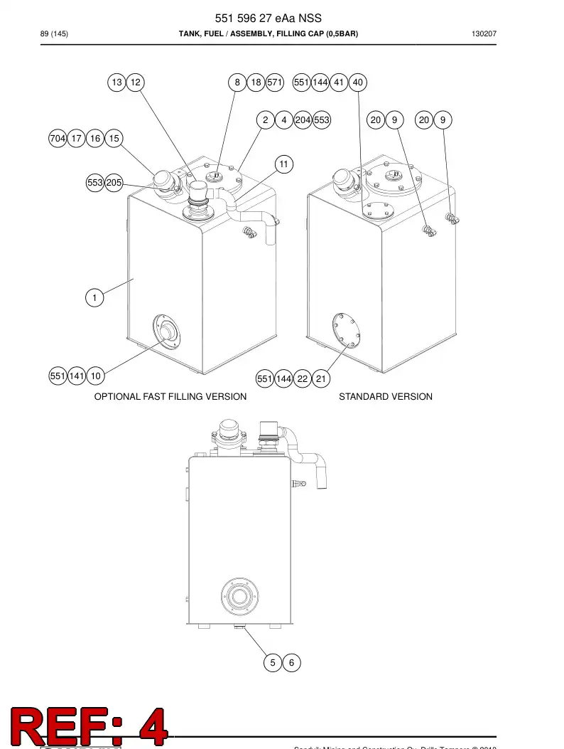 33031268b 330 312 68b SEAL - Sandvik Technical Drawing