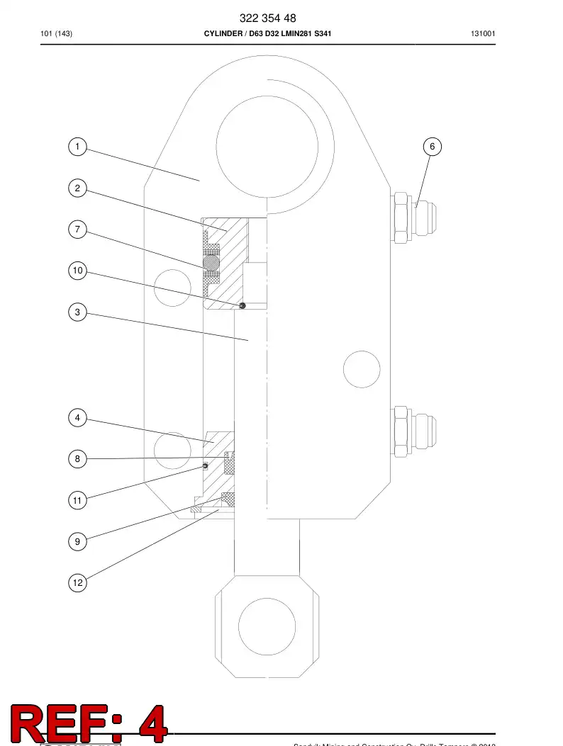 33059038 330 590 38 COVER - Sandvik Technical Drawing