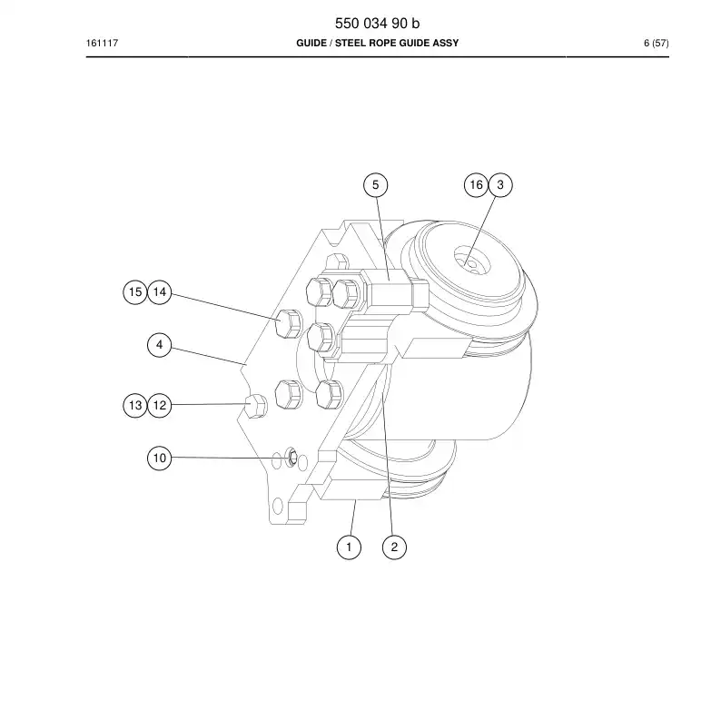 33059858b 330 598 58b RODA, INTERMEDIRIA - Sandvik Technical Drawing