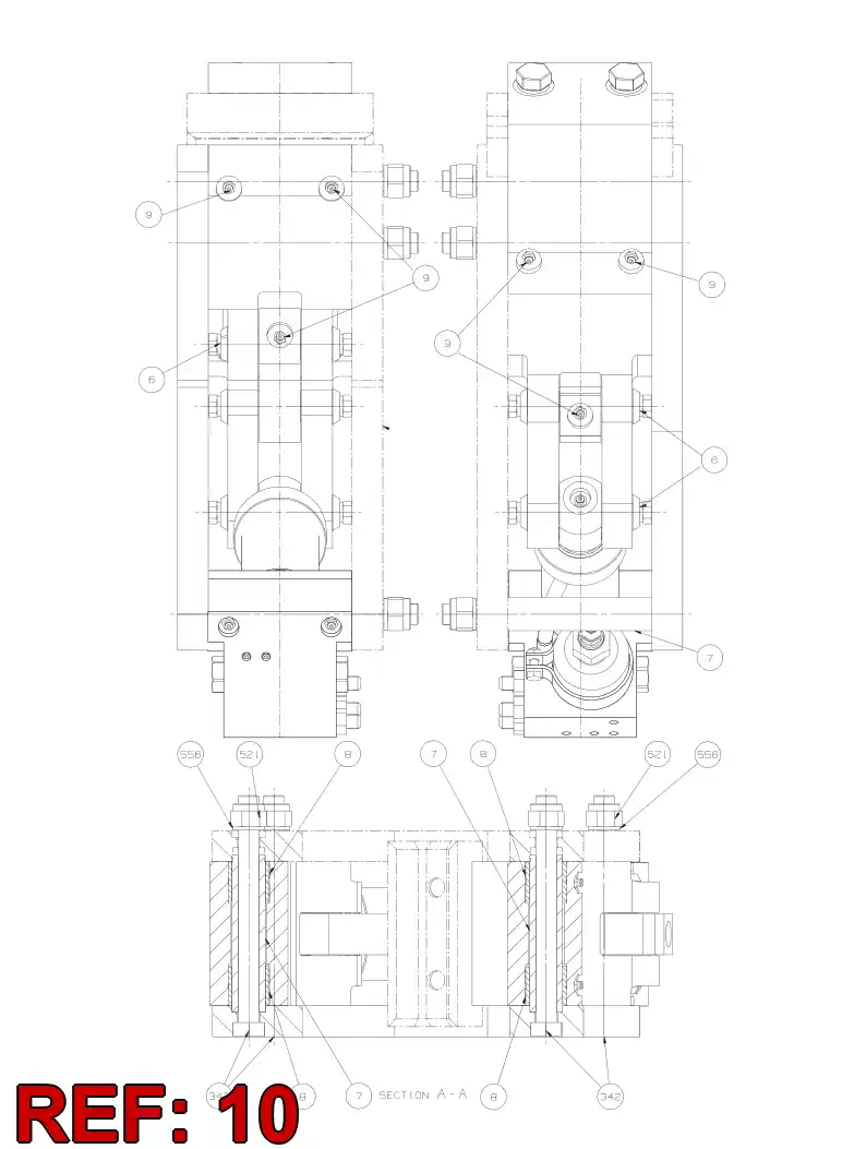 33076628 330 766 28 Bushing, Bearing - Sandvik Technical Drawing