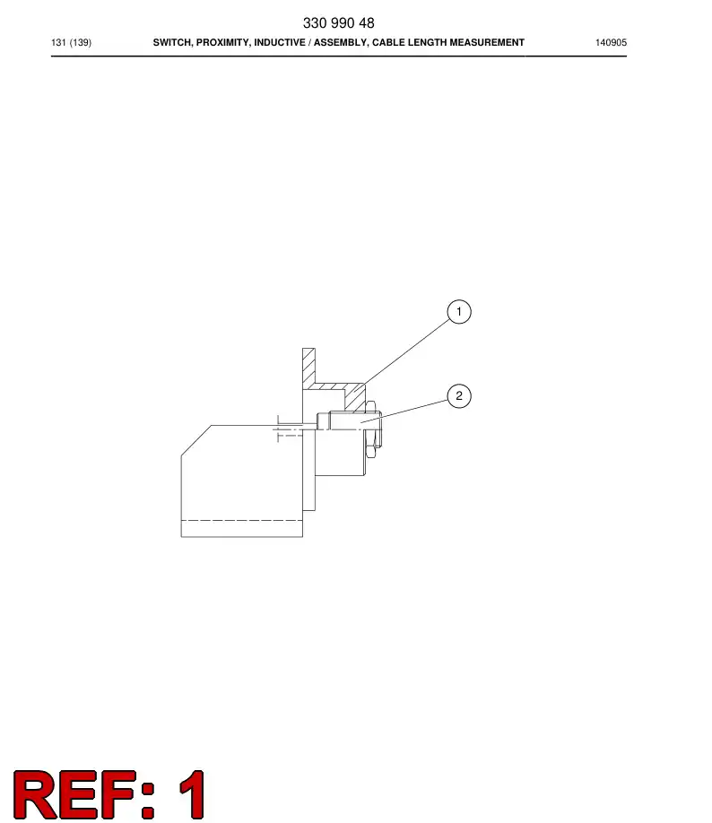 33098858a 330 988 58a CONNECTION PART - Sandvik Technical Drawing