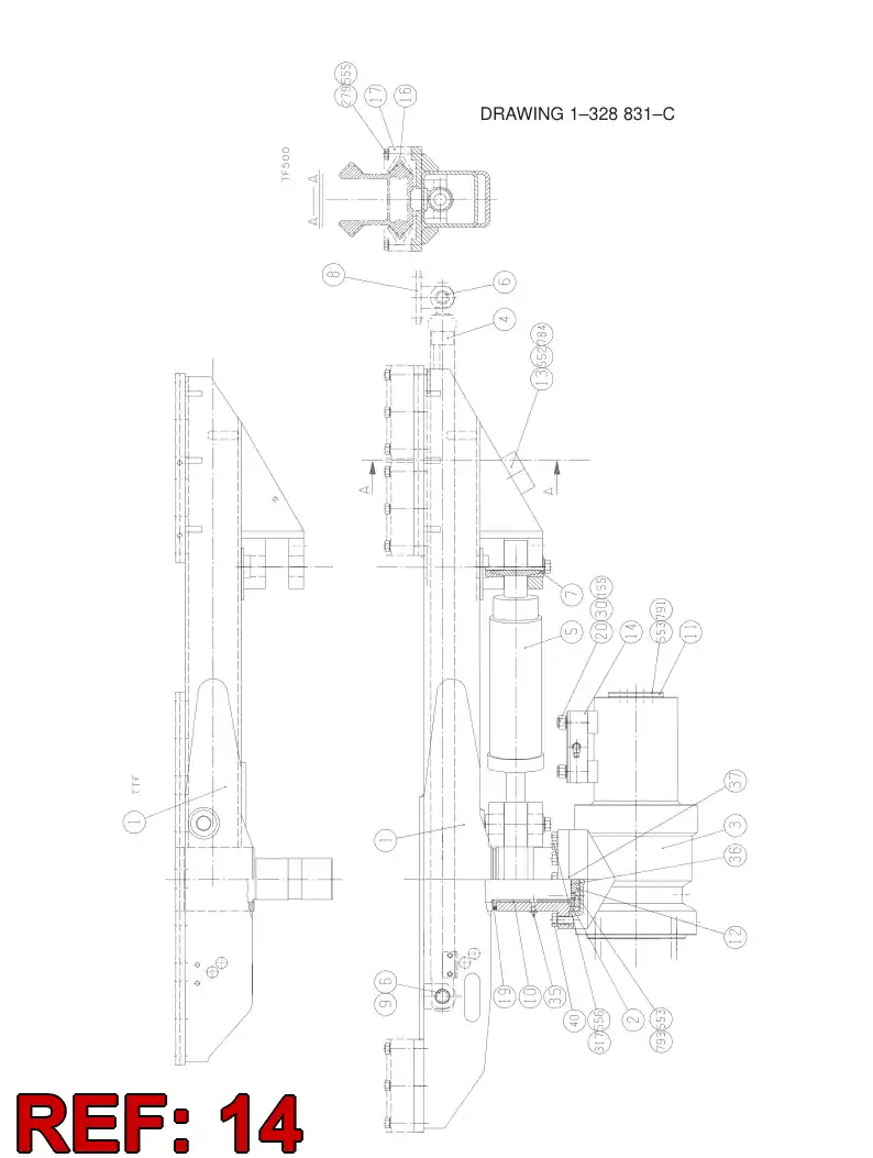 33120497 331 204 97 VALVE ASSY - Sandvik Technical Drawing