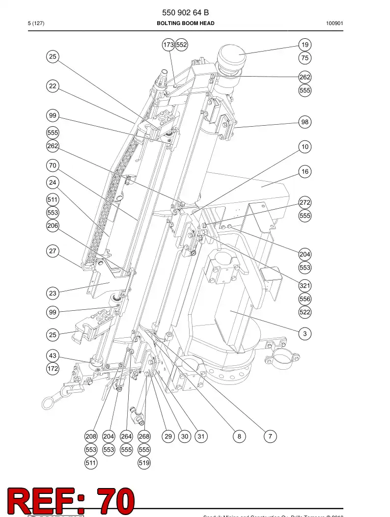 33156836 331 568 36 HEXAGON BAR - Sandvik Technical Drawing
