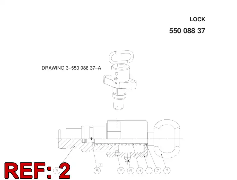 33175478 331 754 78 ARM - Sandvik Technical Drawing