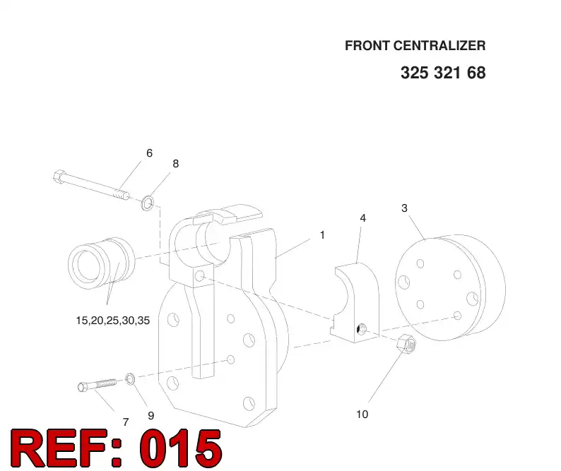 33191231 331 912 31 GUIDE PIECE - Sandvik Technical Drawing