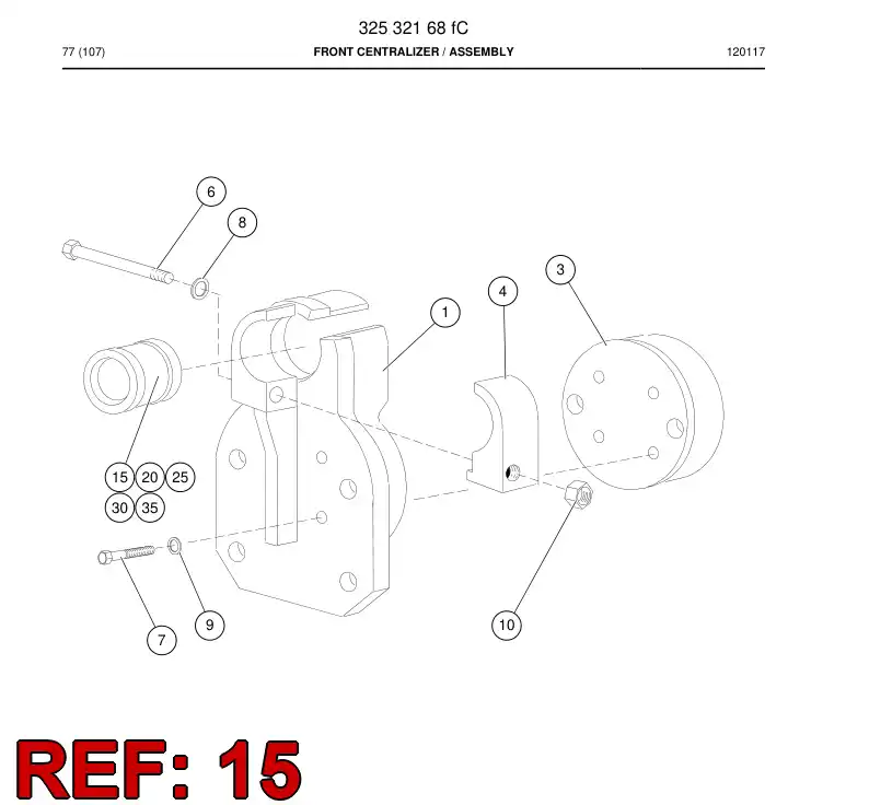 33191231a 331 912 31a Wear piece - Sandvik Technical Drawing