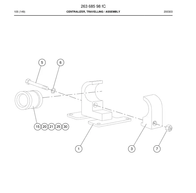 33191232c 331 912 32c Slipper Pad - Sandvik Technical Drawing