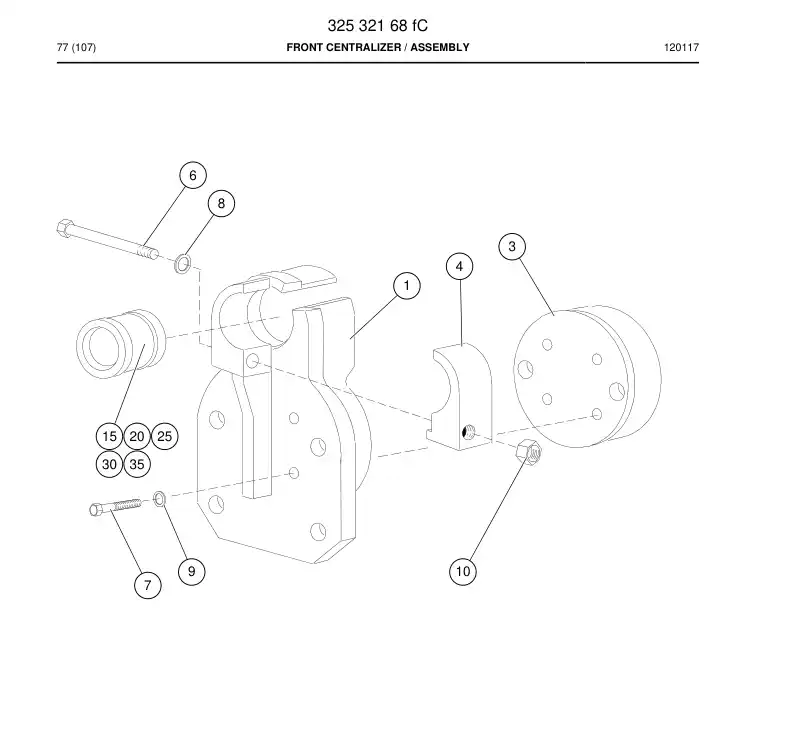 33191233a 331 912 33a Wear piece - Sandvik Technical Drawing