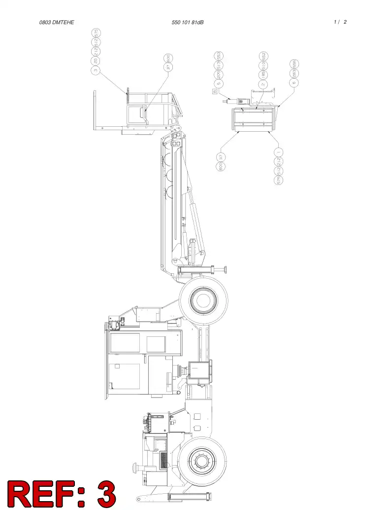 33200988 332 009 88 SW-ASSEMBLY - Sandvik Technical Drawing