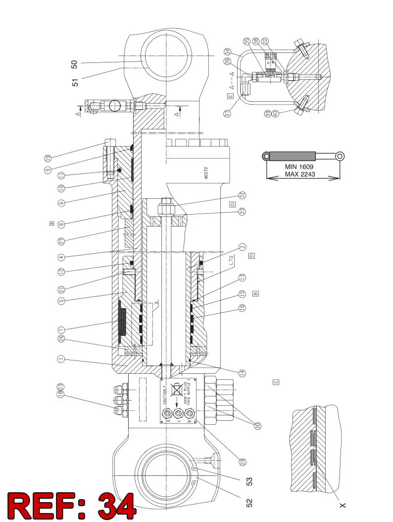 33210758 332 107 58 COVER - Sandvik Technical Drawing