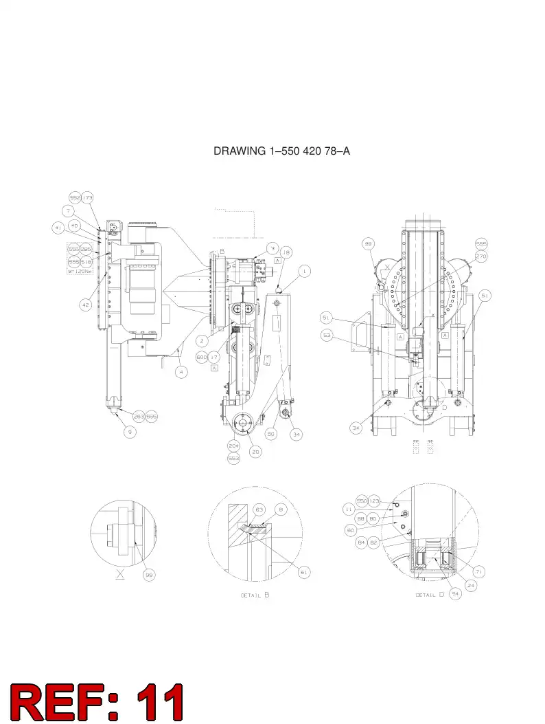 33220098 332 200 98 Cover - Sandvik Technical Drawing
