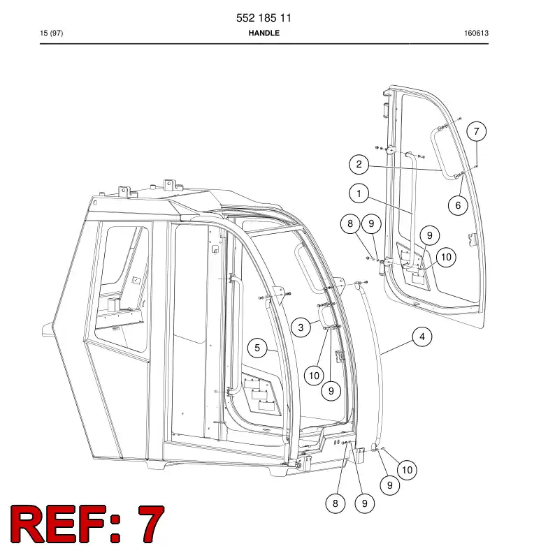 33224291 332 242 91 Screw - Sandvik Technical Drawing