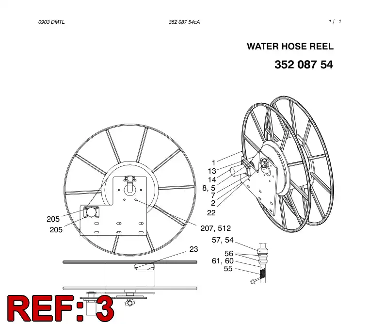 33230018 332 300 18 CHAINWHEEL - Sandvik Technical Drawing