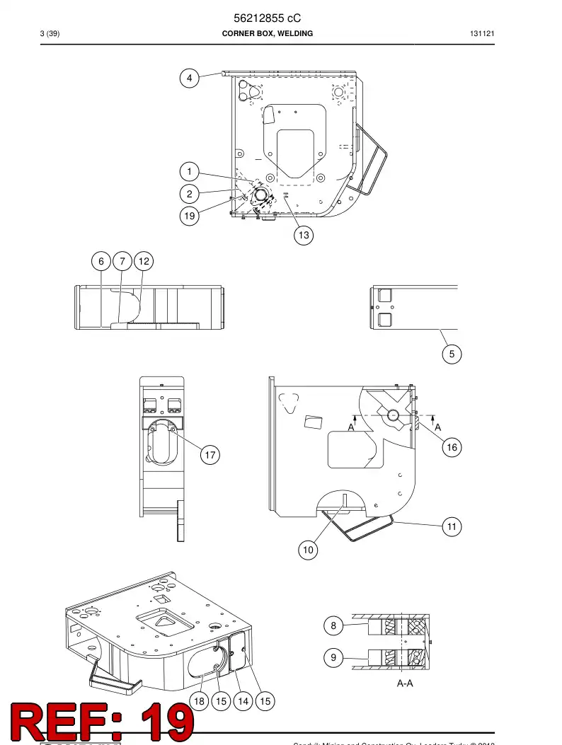 33243587 332 435 87 Screw - Sandvik Technical Drawing