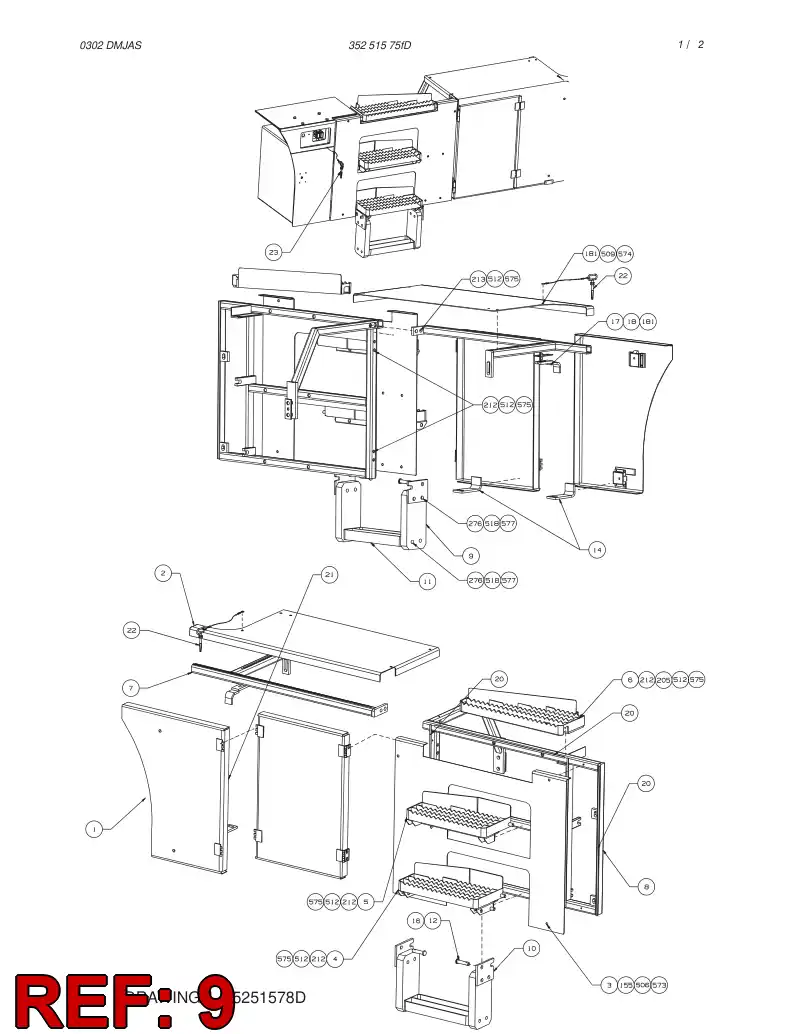 33256288 332 562 88 RUBBER PLATE - Sandvik Technical Drawing