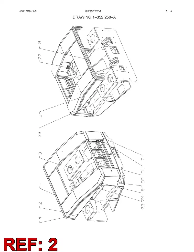 33267508 332 675 08 COVER - Sandvik Technical Drawing