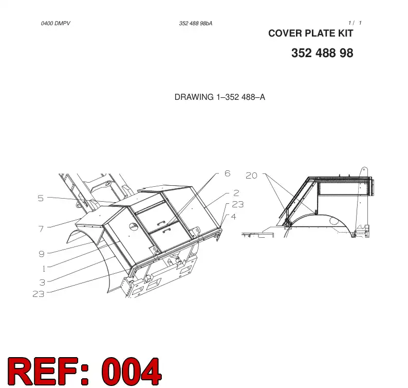 33269087 332 690 87 COVER - Sandvik Technical Drawing