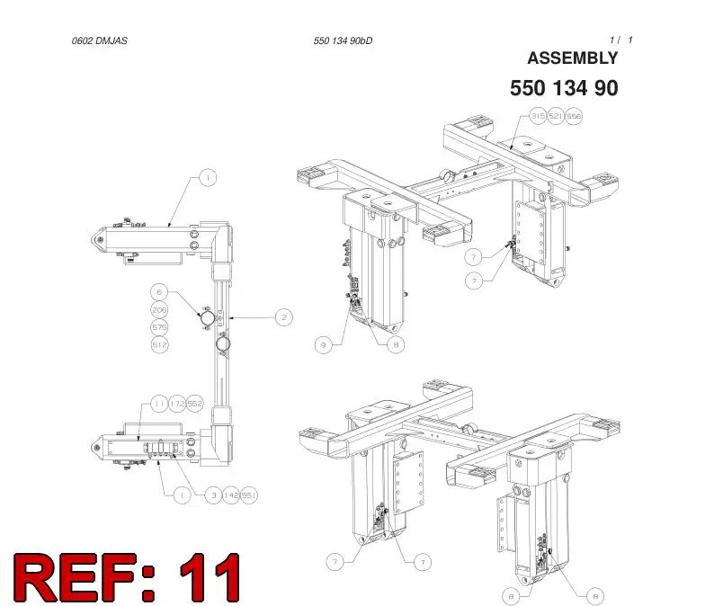 33271168 332 711 68 FLAT BAR - Sandvik Technical Drawing