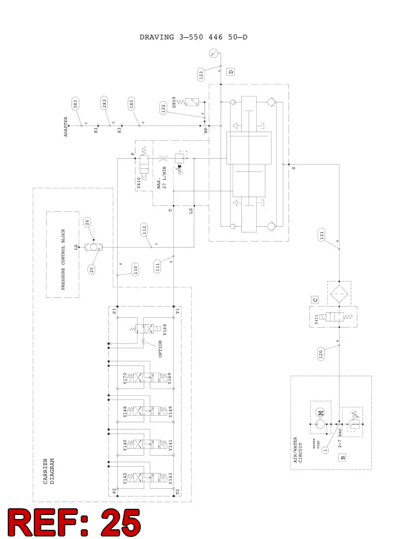 34405304 344 053 04 VALVE ASSEMBLY - Sandvik Technical Drawing