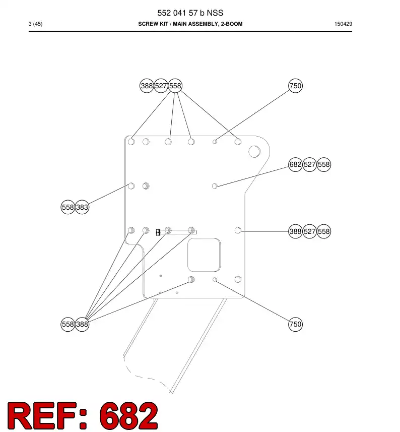 34424076a 344 240 76a Stud - Sandvik Technical Drawing