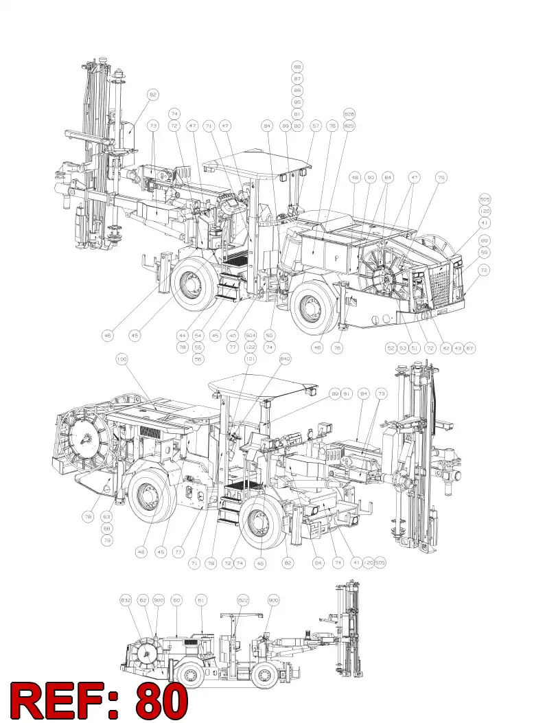 34431508 344 315 08 WARNING - Sandvik Technical Drawing