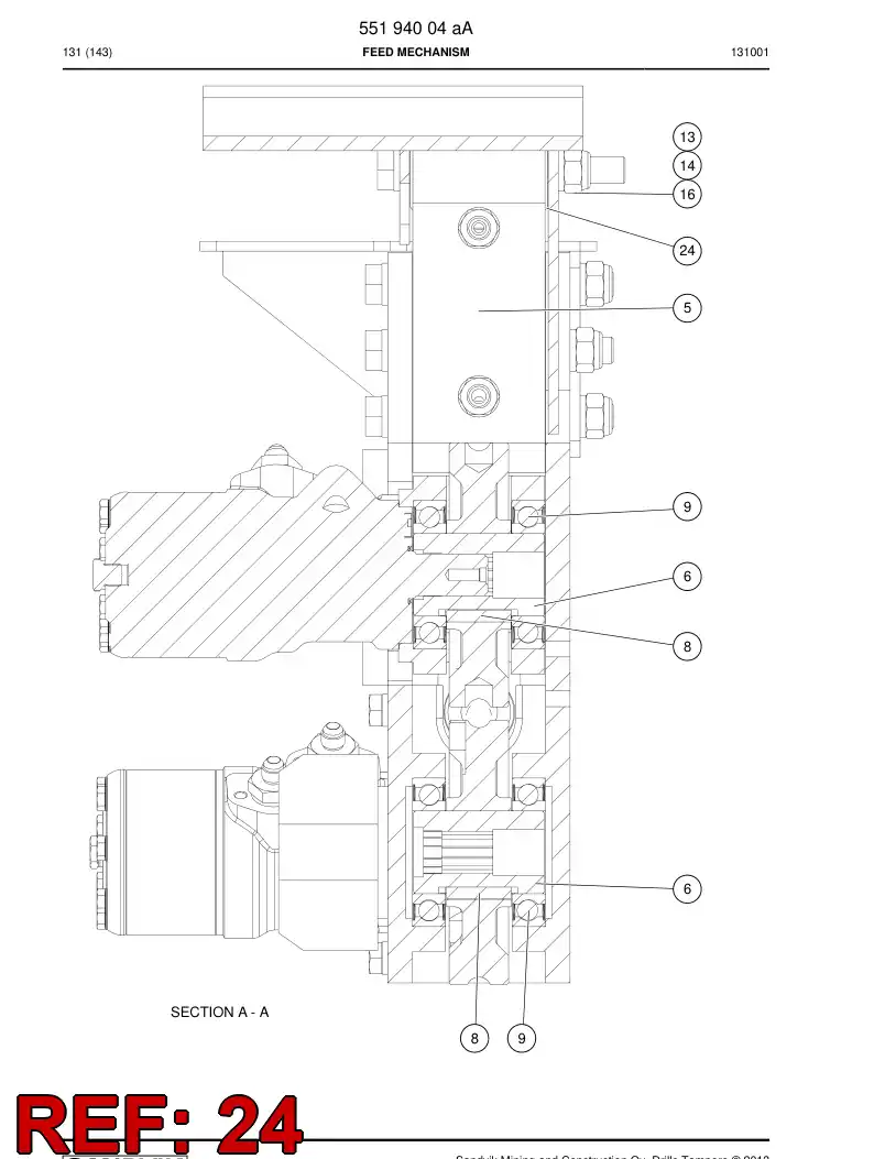 34436558 344 365 58 Bushing - Sandvik Technical Drawing