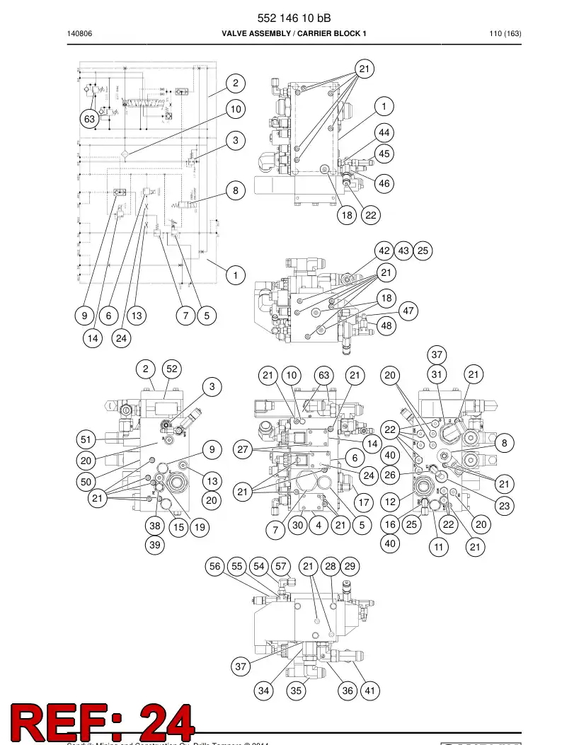 34438039c 344 380 39c ORIFICIO - Sandvik Technical Drawing