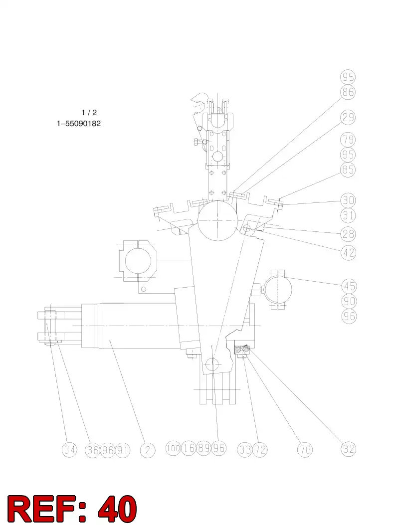 34465118 344 651 18 PLATE - Sandvik Technical Drawing