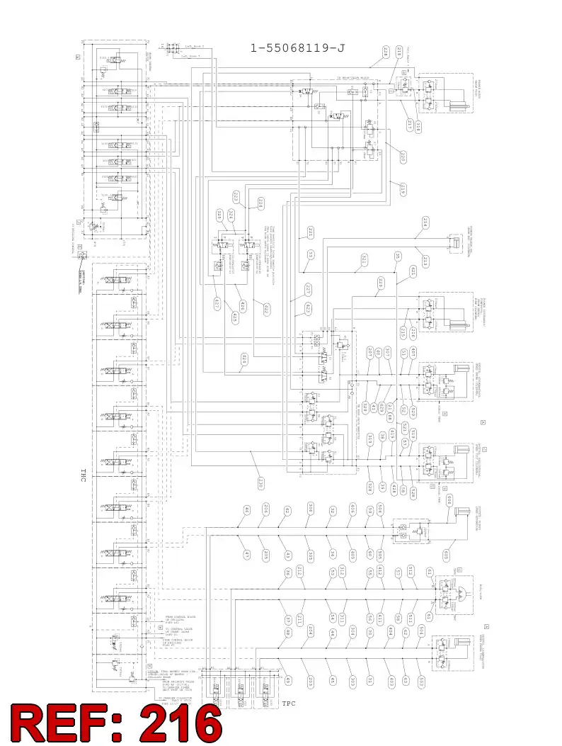 34475553 344 755 53 HOSE 216 TB 90 - Sandvik Technical Drawing