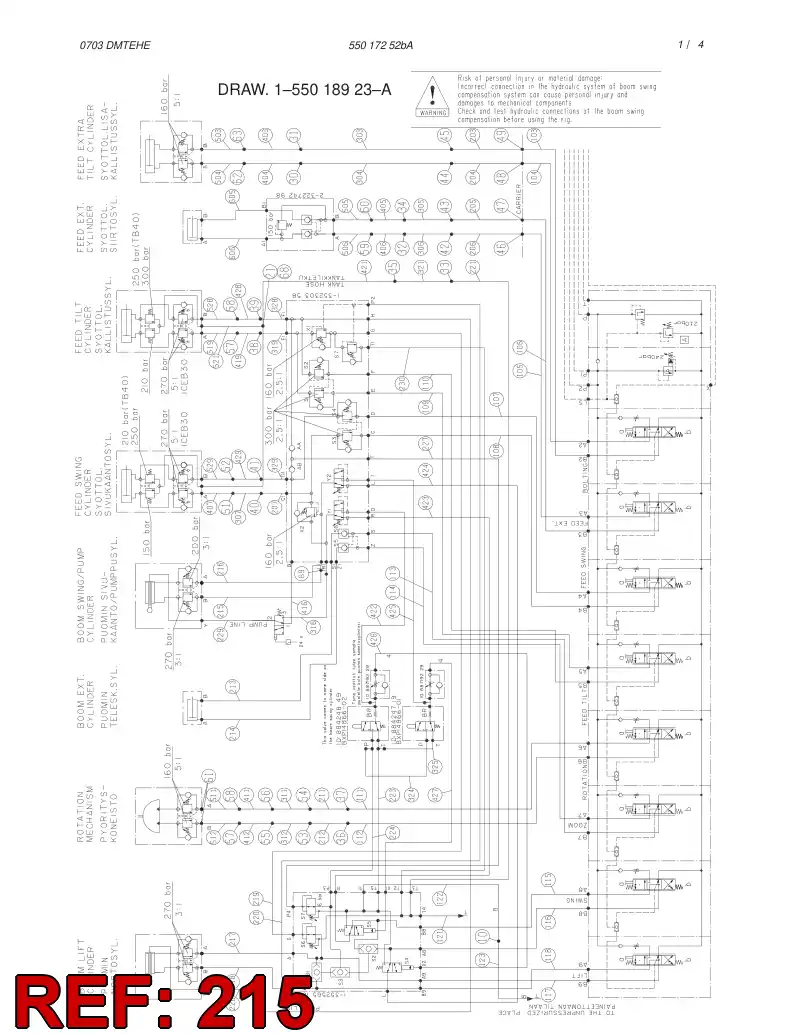 34475684 344 756 84 HOSE 216 TB 120 AND 150 - Sandvik Technical Drawing