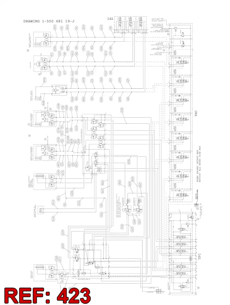 34475831 344 758 31 HOSE 423 TB 40 - Sandvik Technical Drawing