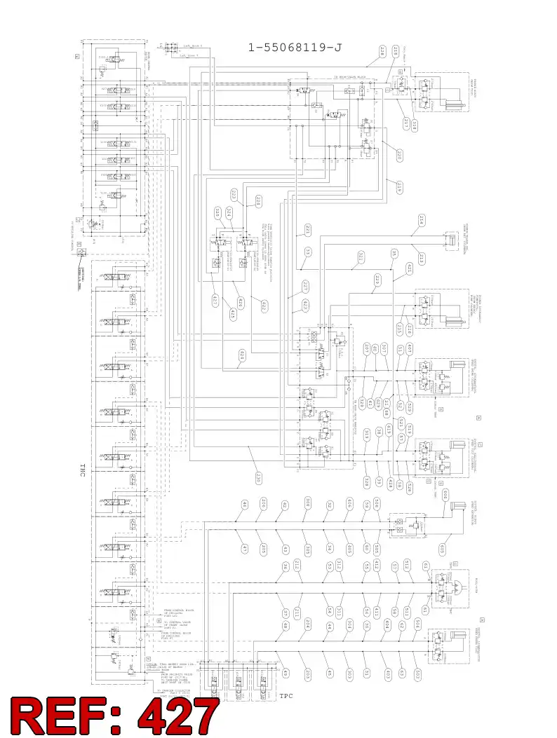 34476283 344 762 83 HOSE 427 TB 90 - Sandvik Technical Drawing