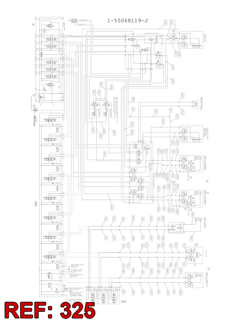 34476303 344 763 03 HOSE 325 TB 90 - Sandvik Technical Drawing
