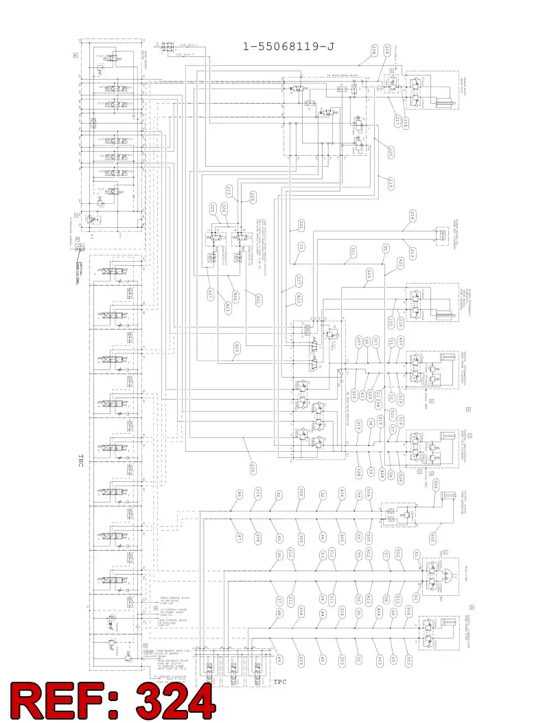 34476433 344 764 33 HOSE 324 TB 90 - Sandvik Technical Drawing