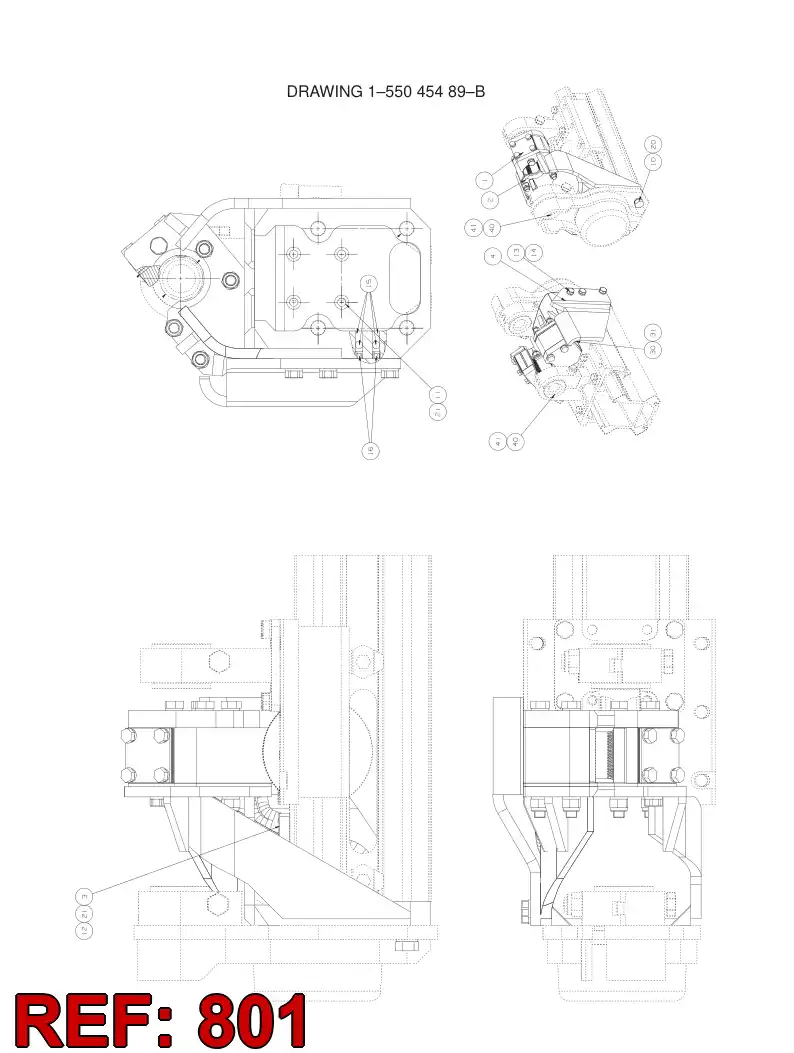 34484038 344 840 38 HYDR. HOSES TRR1 - Sandvik Technical Drawing