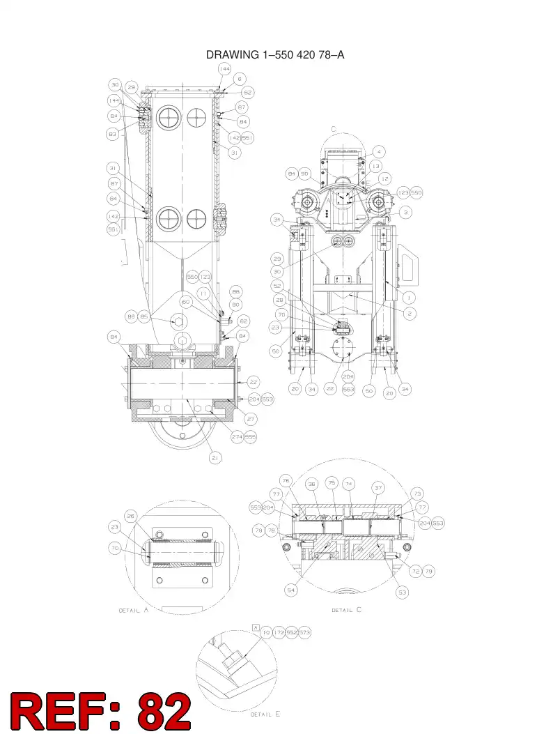 34531365 345 313 65 Adapter assembly - Sandvik Technical Drawing